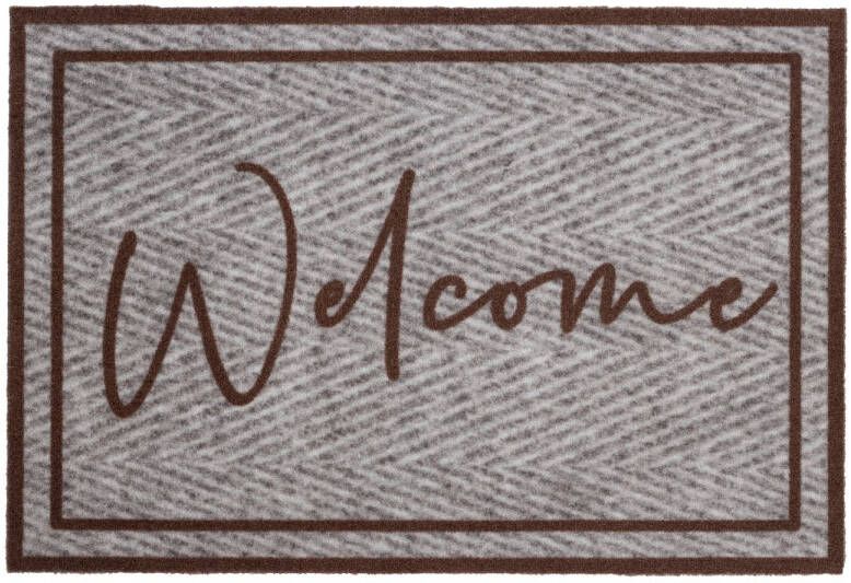 Sencys Deurmat Mondial Welcome Border 50 X 75 Cm