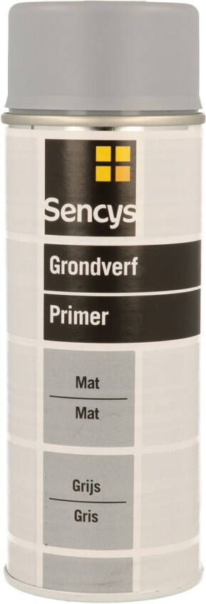 Sencys Spuitbus Primer Grijs 400 Ml