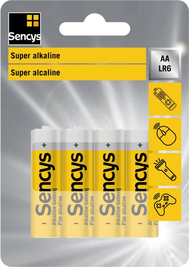 Sencys Super Alkaline Aa Lr6