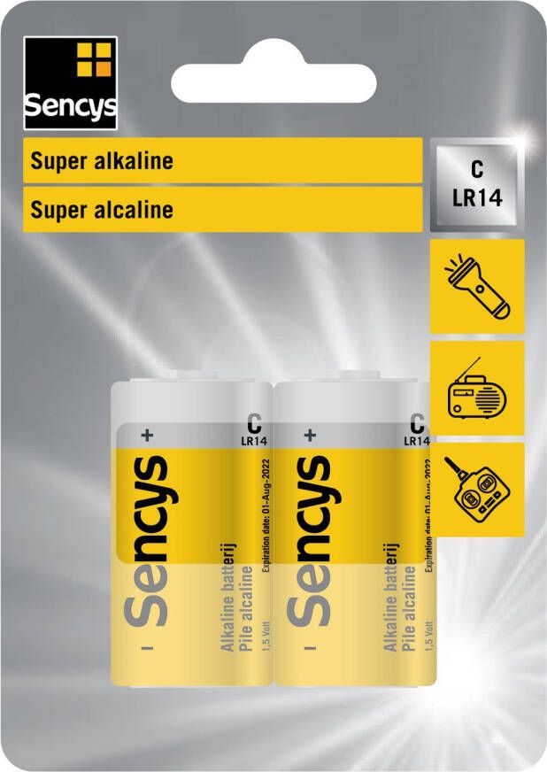 Sencys Super Alkaline C Lr14