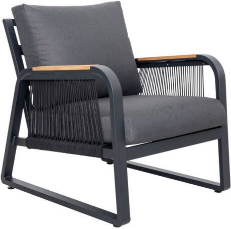 Sens-Line Robinson Fauteuil Tuinstoel Antraciet Naturel