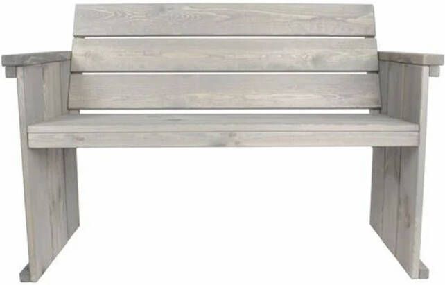 SenS-Line Tuinbank Toulouse | 120 x 56 x 90 cm | Grenen | Greywash | 2-persoons tuinbank - Foto 2