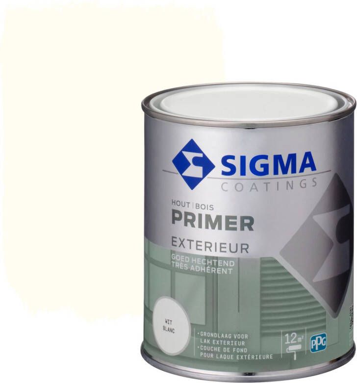 Sigma Houtprimer Exterieur Wit 750ml