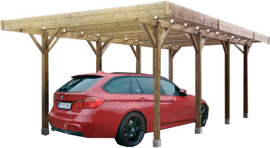 Solid Carport Base S7722 406x506x250cm