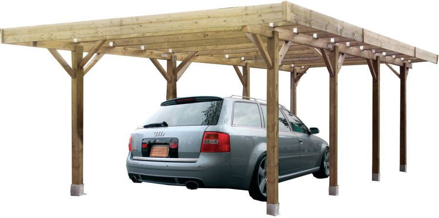 Solid Carport Base S7724 606x506x250cm