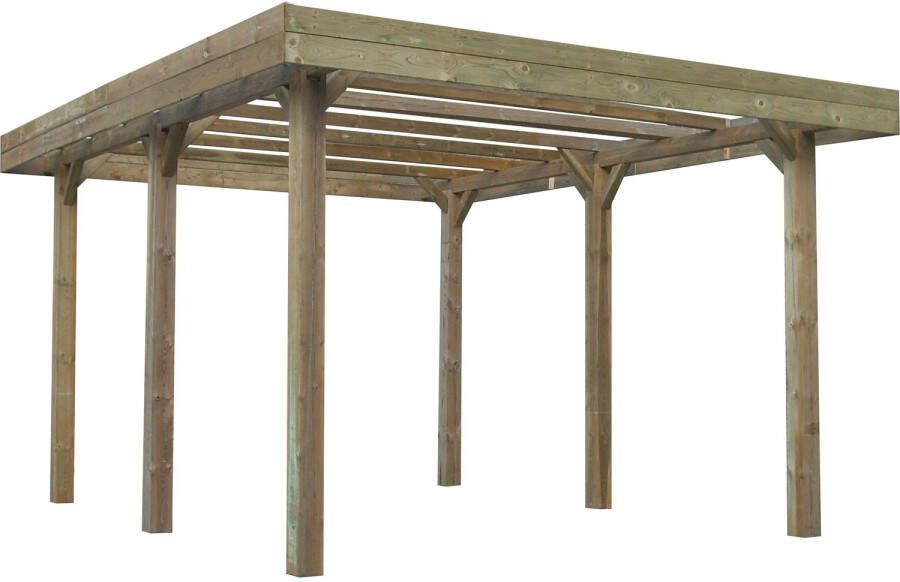 Solid Carport Base S7736 506x506x400cm