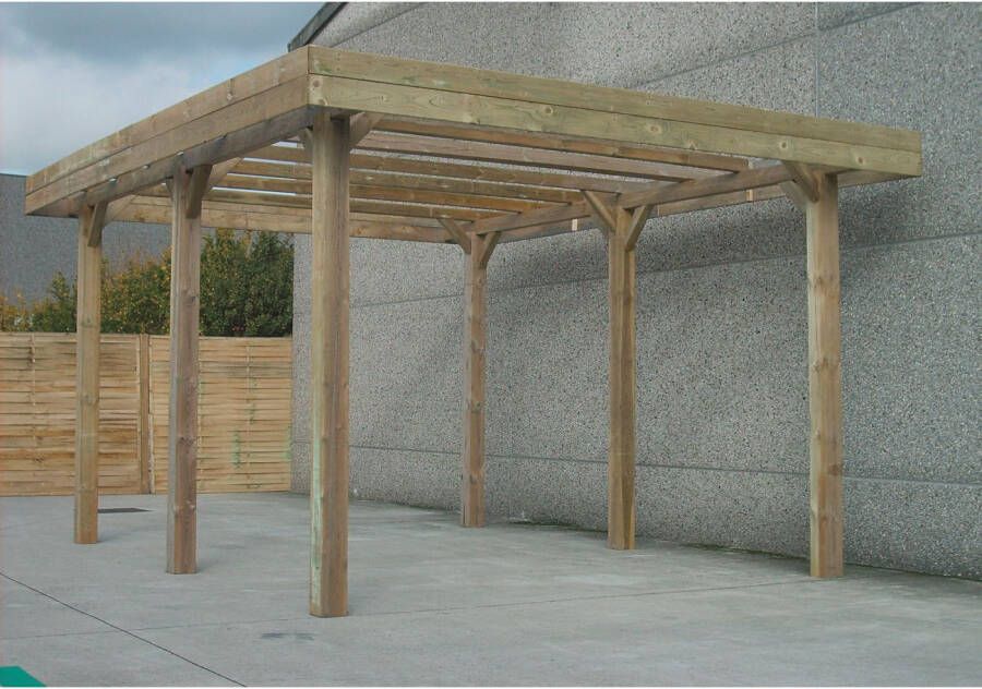 Solid Carport Base S7736 506x506x400cm