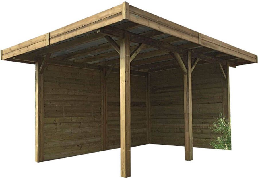 Solid Carport S7755 406x506x253cm