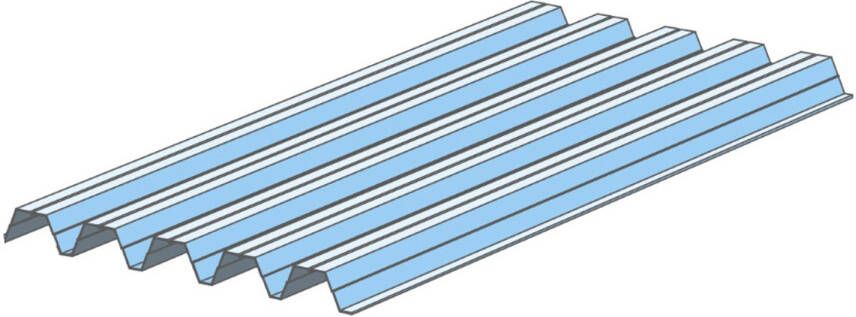 Solid Dakbedekking Carport Golfplaten Polycarbonaat 260 X 107 Cm