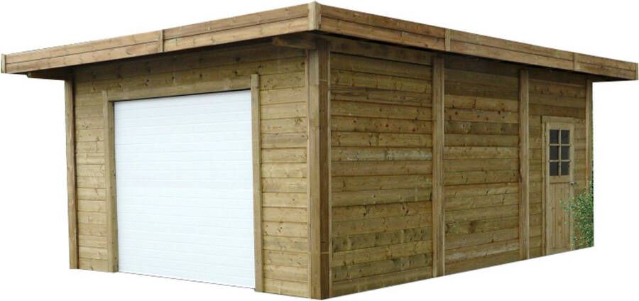 Solid Garage S7756 + Roldeur 21m2 390x540x250cm