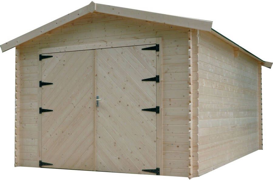 Solid Garage Traditional Hout 18 19m² 358x508cm