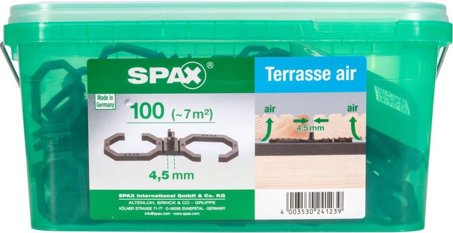 SPAX Terrasverhoger Air Hkb L 4 5mm 100st