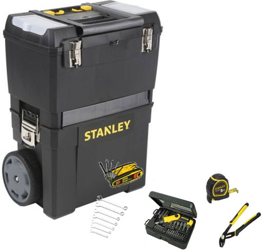 Stanley Gereedschapskoffer Essential Workcenter – 38 Stuks