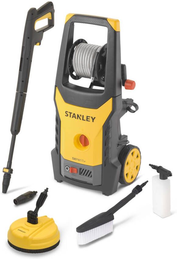 Stanley Hogedrukreiniger Sxpw17hpe 1700w 130 Bar 320l u Slang Van 6m Terrasreiniger Hogedrukpistool