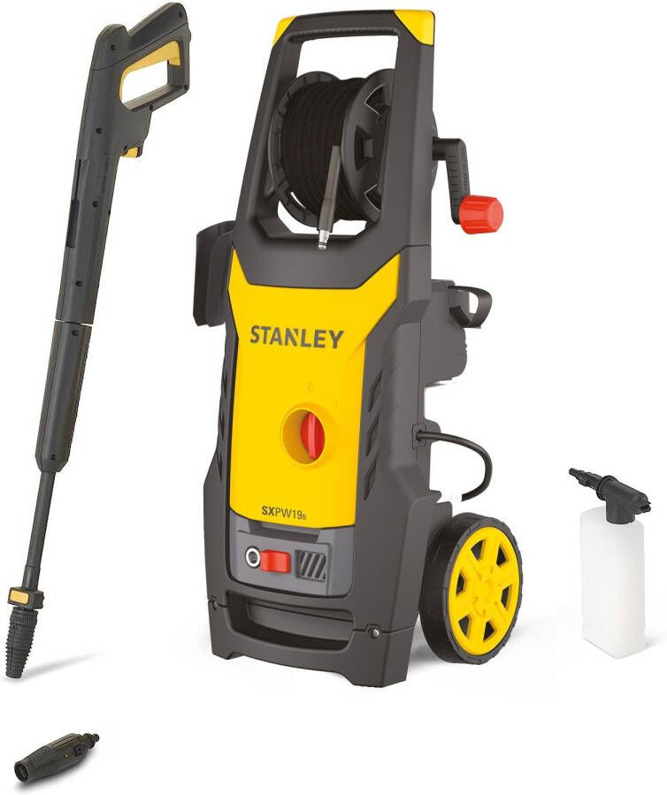 Stanley Hogedrukreiniger Sxpw19b-e 1900w 150 Bar 330l u Slang Van 6m Hogedrukpistool Roterende Sproeier