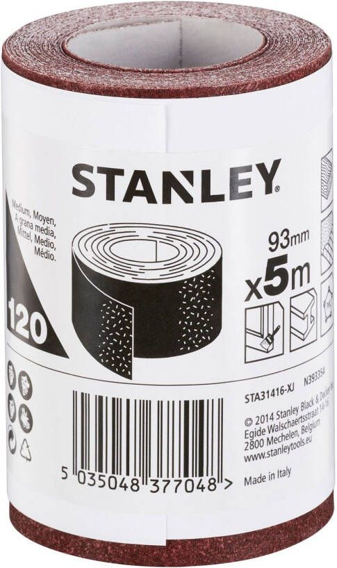 Stanley Schuurpapier Rol 93mmx5m K120