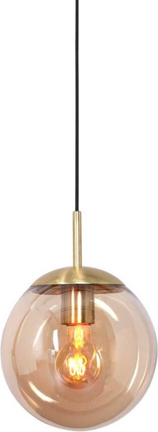 Steinhauer Design Hanglamp Met Amber Glas Bollique Amberkleurig