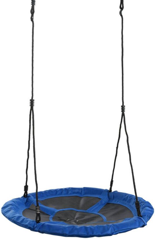 Swing King Swingking Schommel Rechthoekig Blauwe Canvas Ø98cm