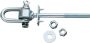 SwingKing Swing King Schommelhaak Met Harpsluiting M12 X 135 Mm Verzinkt Zilver - Thumbnail 2