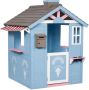 Swing King Icecream Houten Speelhuisje 120 x 108 x 135 cm Blauw - Thumbnail 2