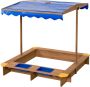 SwingKing Houten Zandbak met Waterbakken en Afdekzeil - Thumbnail 3