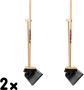 Synx Tools Stoffer en blik set van 2 Classic Paardenhaar Stoffer & blik stoffer en blik met lange stee duster stoffer en blik houten stelen 75cm - Thumbnail 3