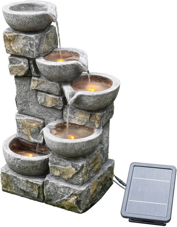 Teamson Home Waterornament Pt-sf0003 Kom Met 4 Niveaus Zonne-energie