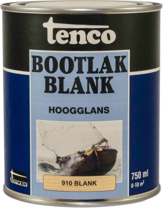 Tenco Bootlak Blank 910 Lak Transparant 750 ml