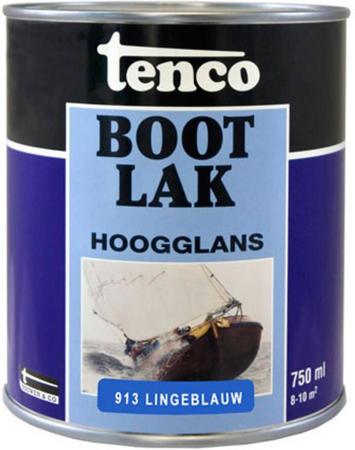 Tenco Bootlak Lingeblauw Hoogglans 750ml