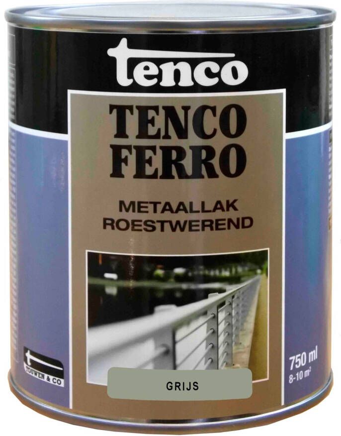 Tenco Ferro Verf 405 Grijs 750 ml