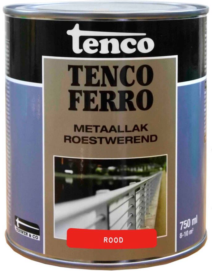 Tenco Ferro Verf 403 Rood 750 ml