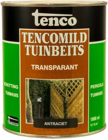 Tenco Mild Transparant Beits Transparant Antraciet 1 L