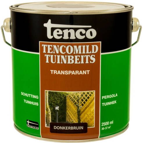 Tenco Mild Transparant Beits Transparant Donkerbruin 2 5 L