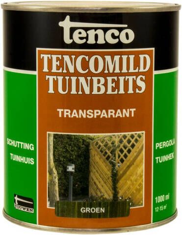 Tenco Mild Transparant Beits Transparant Groen 1 L