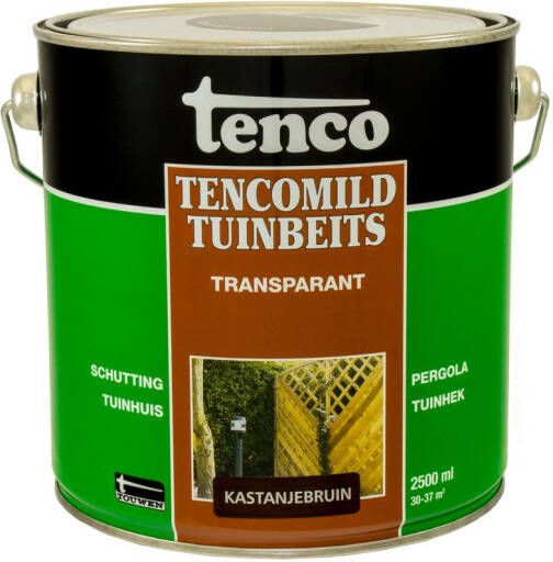 Tenco Mild Transparant Beits Transparant Kastanjebruin 2 5 L