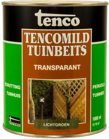 Tenco Mild Transparant Beits Transparant Lichtgroen 1 L