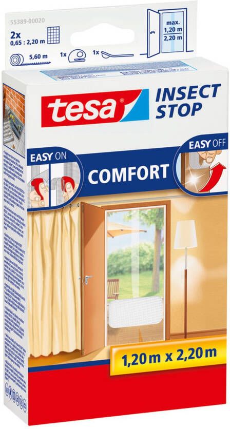 Tesa Dubbele Deurhor 'standard' Wit 2 20 X 0 65 M