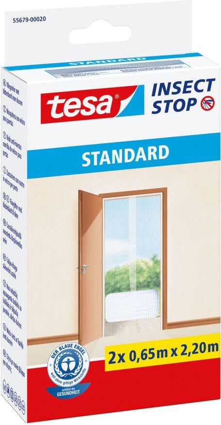 Tesa Insect Stop Standard Wit Dubbele Deurhor 2 2x0 65m