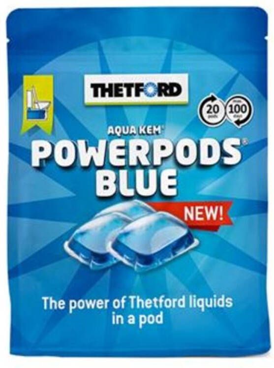 Thetford Powerpods Blue Reduceert Gasvorming Maskeert Nare Geurtjes