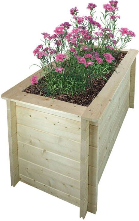 Timbela Houten Buitenmoestuin M619 118x58xh57 Cm