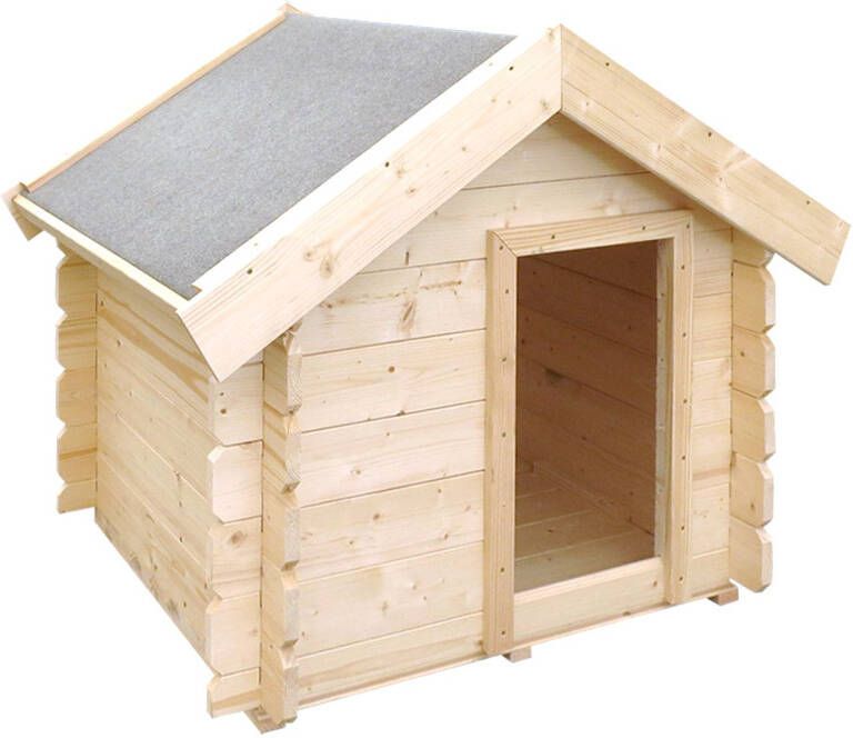 Timbela M401-1 Houten Hondenhok Voor Buiten 76 X 99 X H80 Cm Maat S