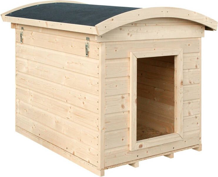 Timbela M405-1 Houten Hondenhok Voor Buiten 87 X 102 X H85 Cm Maat S