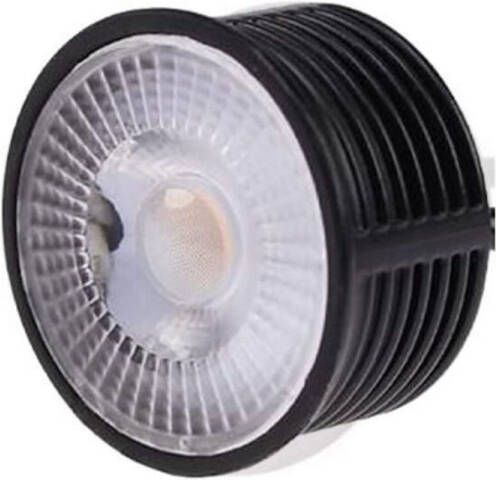 Tronix LED spot 5W 400 lumen 38° 2700K dimbaar vervangt een GU10 lamp slechts 26mm hoog zwart