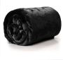 Unique Living Enzo Fleece deken plaid 130 x 180 cm zwart Plaids - Thumbnail 2