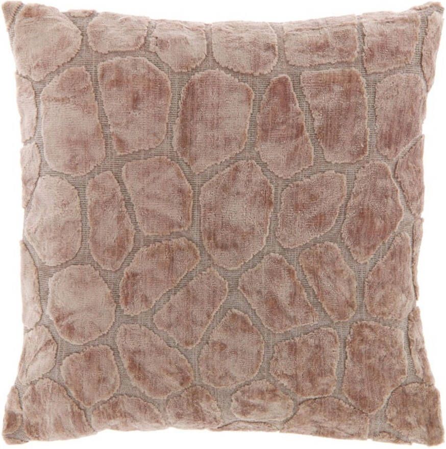 Unique Living Kussen Elina 45x45cm Old Pink