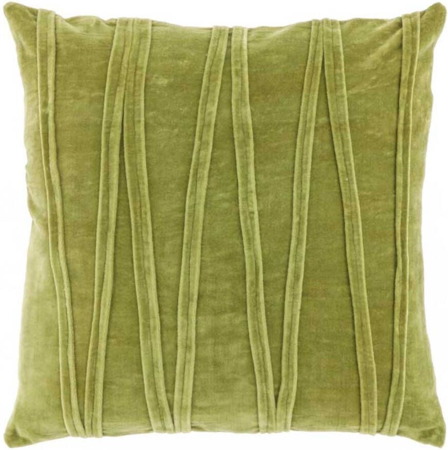 Unique Living Kussen Milly 45x45cm Moss Green