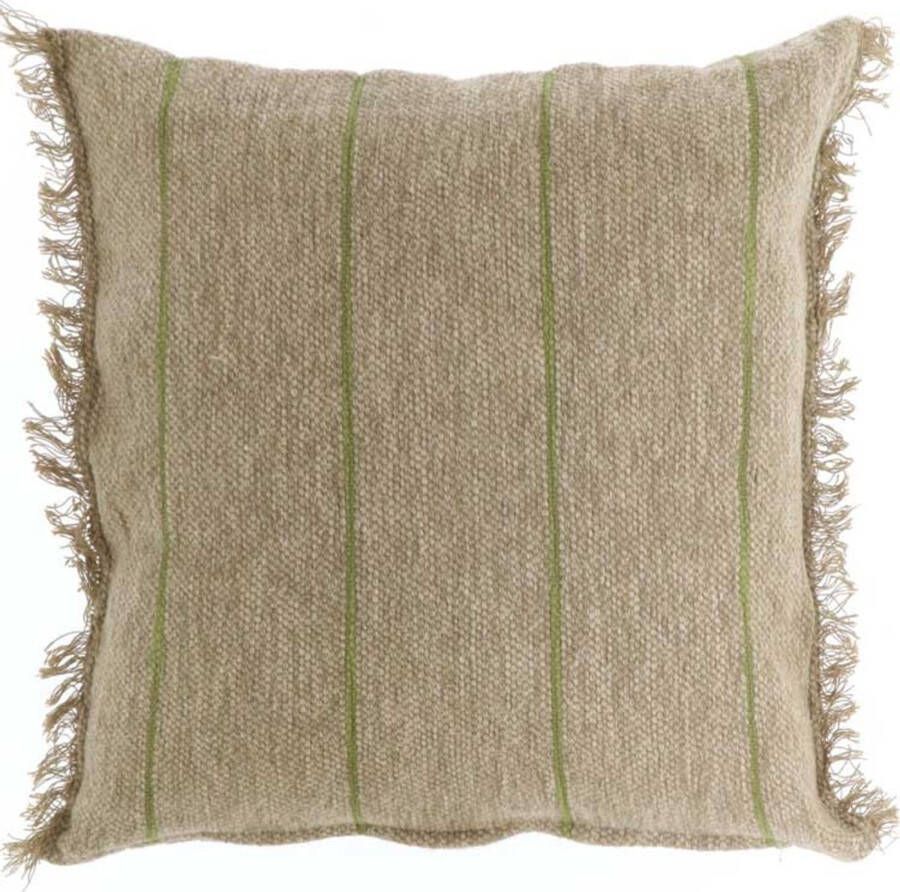 Unique Living Kussen Pluto 45x45cm Olive Green