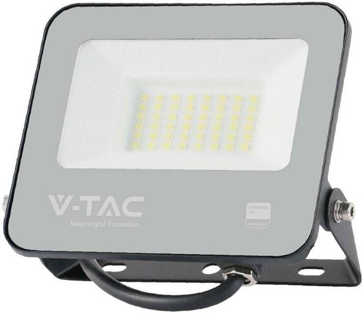 V-TAC Vt-44033 Led Schijnwerpers Zwart 135lm w Samsung Ip65 30 Watt 3450 Lumen