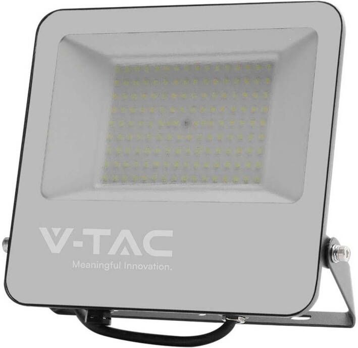 V-TAC Zwarte Led Schijnwerpers 185lm w Ip65 100w 18500 Lumen 6500k