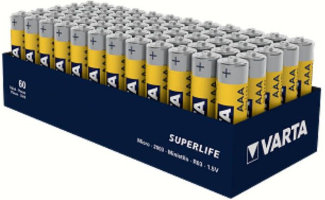 Varta Batterijen Aaa Superlife R03 1 5v Zink-carbon 48 Stuks